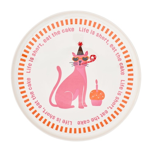 Annabel Trends Serving Plate - Life is Short, Eat The Cake
