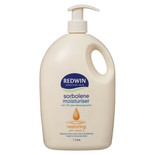 Redwin - Sorbolene Moisturiser Vitamin E 1L Ideal for the Whole Family