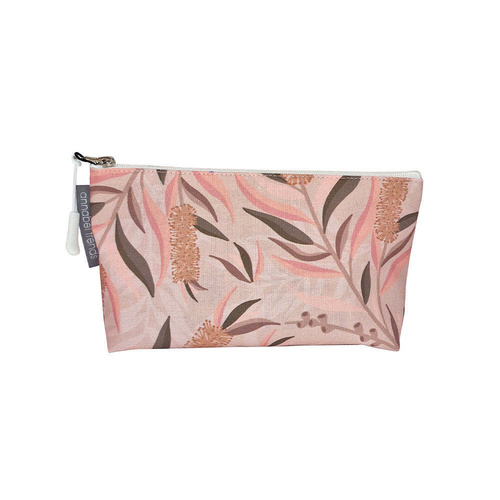 Annabel Trends Cosmetic Bag - Cotton - Small - Bottlebrush Light