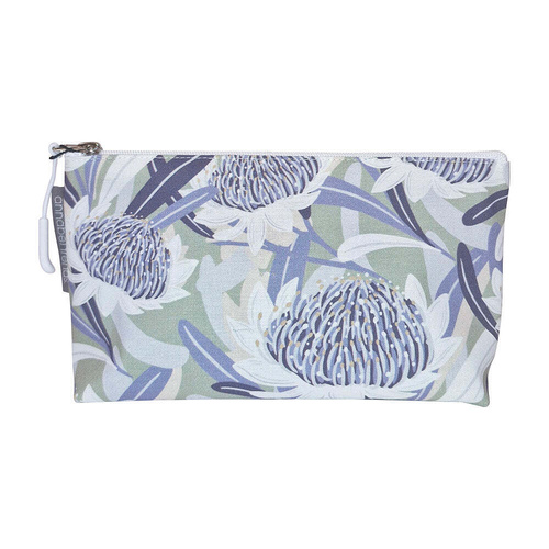 Annabel Trends Cosmetic Bag - Cotton - Small - Waratah Blue