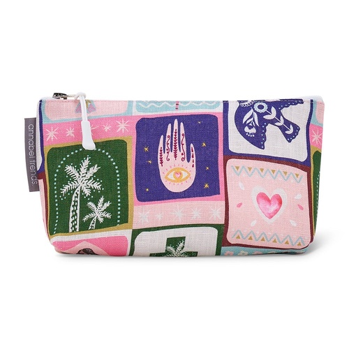 Annabel Trends Cosmetic Bag - Linen - Small - Celestial Dreams