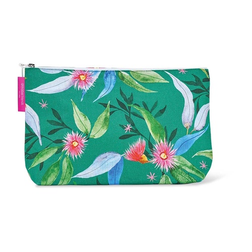 Annabel Trends Cosmetic Bag - Linen Cotton - Large - Gum Blossom