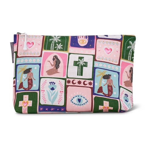 Annabel Trends Cosmetic Bag - Linen - Large - Celestial Dreams
