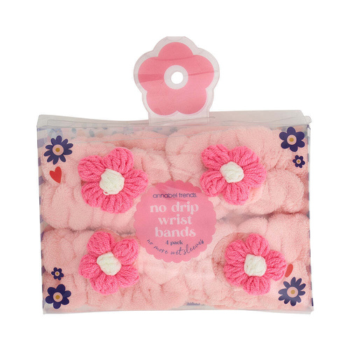 Annabel Trends No Drip Wrist Bands - 4pc
