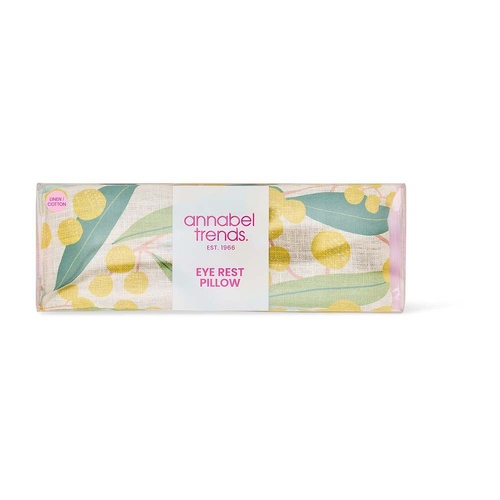Annabel Trends Eye Rest Pillow - Linen Cotton - Golden Wattle