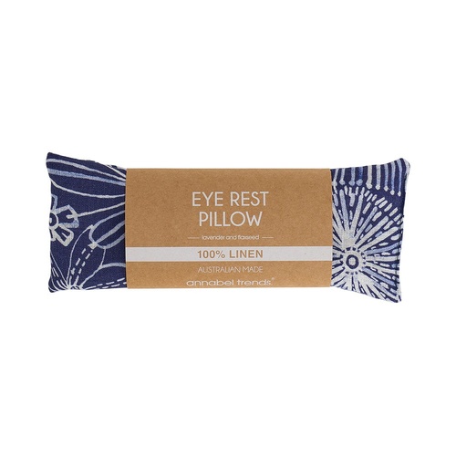 Annabel Trends Eye Rest Pillow - Linen - Navy Natives