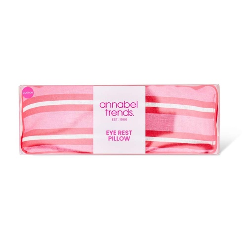 Annabel Trends Eye Rest Pillow - Cotton - Red & Pink Stripe