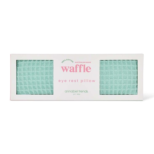 Annabel Trends Eye Rest Pillow - Waffle Cotton - Mint