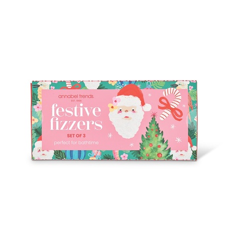 Annabel Trends Bath Fizzers - Festive - 3pc