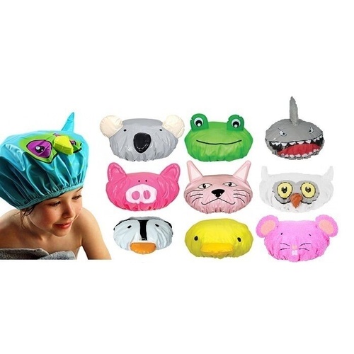 Annabel Trends Animal Shower Caps 17 Options Kids Bath Hair Cover