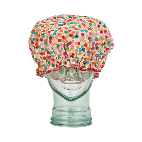 Annabel Trends Shower Cap - Linen - Confetti