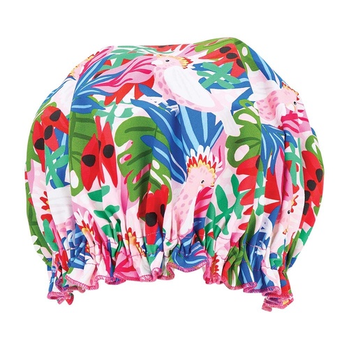 Annabel Trends Shower Cap - Cotton - Pink Cockatoo