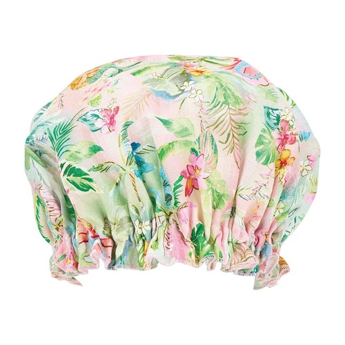 Annabel Trends Shower Cap - Linen Cotton - Tiki Island