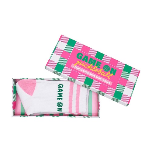 Annabel Trends Boxed Socks - Pickleball - Game On