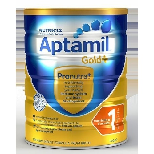 6 x Karicare Aptamil Gold Plus 1 Formula 900g Baby Milk Powder 0-6 months