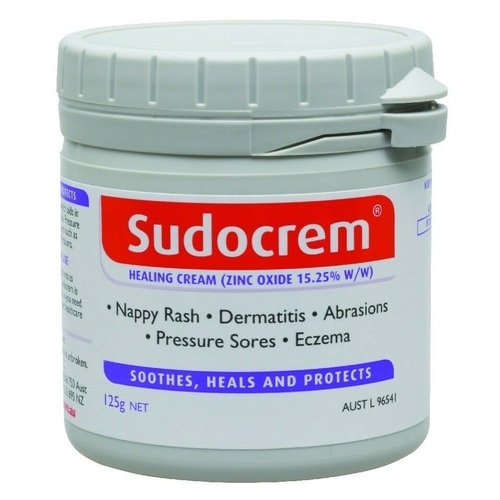 Sudocrem Healing Cream Nappy Rash 125g Soothes Heals And Protects For Baby's