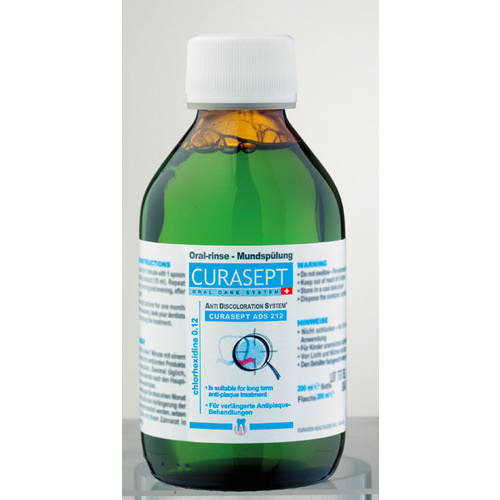  Curasept ADS 212 Chlorhexidine 0.12% Oral Rinse Mouthwash Sores Ulcers