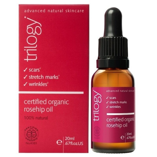 Trilogy Certified Organic Rosehip Oil 20ml (Rosa Canina Seed Oil)
