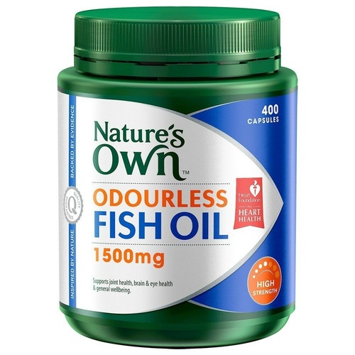Nature's Own Odourless Fishoil 1500mg - 400 Capsules
