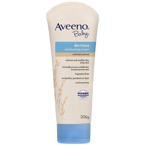 Aveeno Baby Dermexa Moisturising Cream 206g - with Natural Triple Oat Complex
