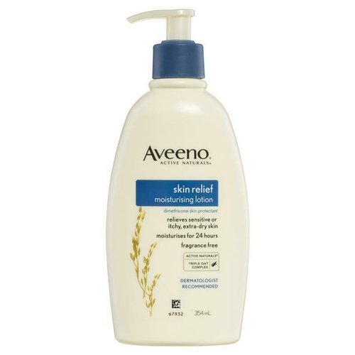 Aveeno Skin Relief 24 hours Moisturising Lotion Fragrance Free 354ml