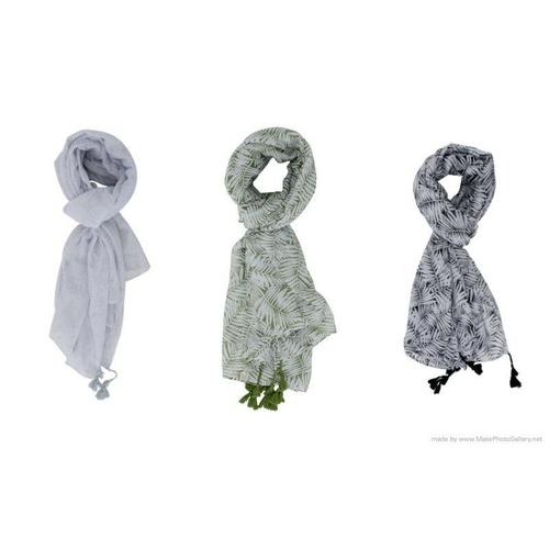 Annabel trends Palm Leaf Scarf