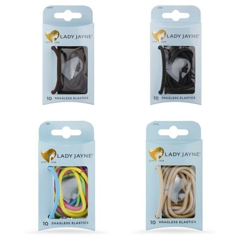 Lady Jayne Snagless Thick Elastics Pk10