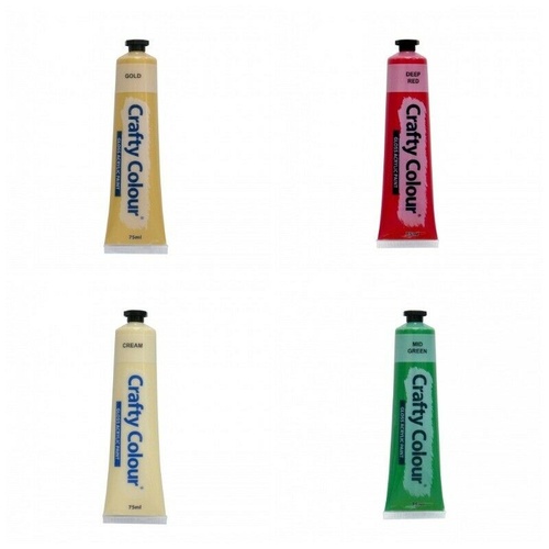 Boyle Crafty Colour Acrylics Paint 75ml Assorted Colours[2]