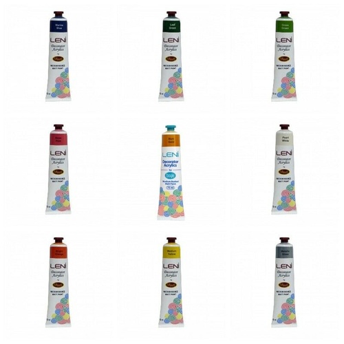 Boyle Leni Decorator Acrylics Matt Paint 75ml Assorted Colours[2]