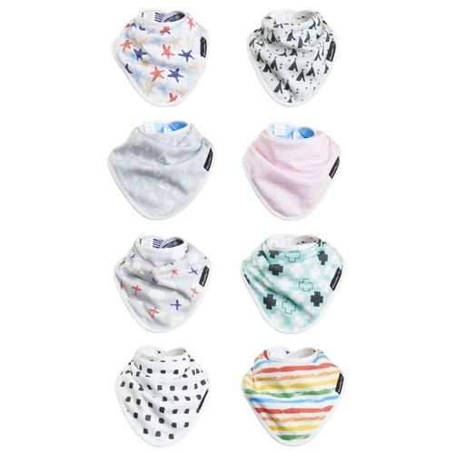 Mum2mum Baby Infant Reversible Bamboo Bandana Bib 100% Cotton Backing