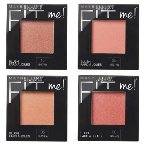 Maybelline Fit Me True-to-tone Blush Lightweight Radiant Glue Natural Look