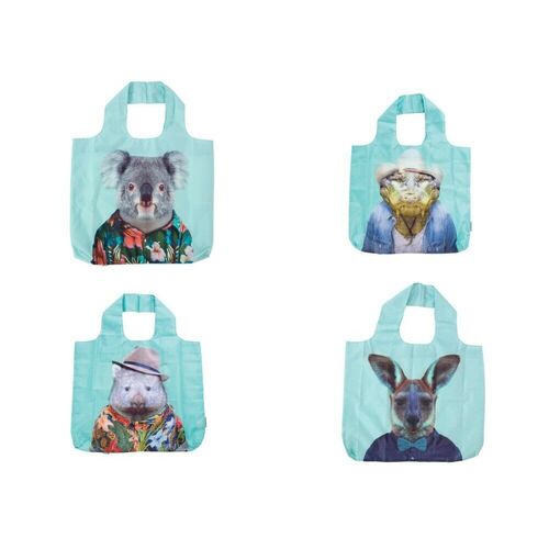 Annabel Trends Zoo Portrait Shopping Tote Reusable Shopping Bag Various Design