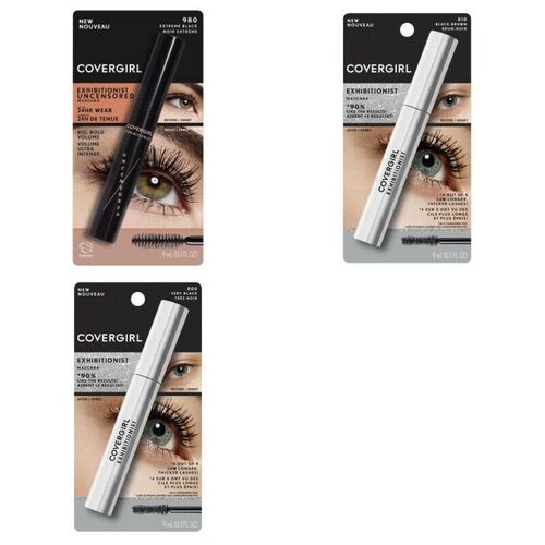 Covergirl Exhbitionist Mascara Volumizing No Flaking No Smuding Vegan Formula