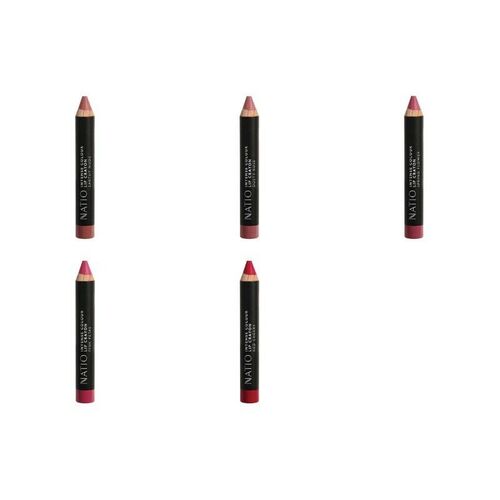 Natio Intense Colour Lip Crayon Lipstick Hydrating Formula Various Colour