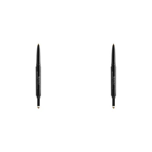 Natio Mechanical Eyebrow 2 in 1 Duo Mechnical Pencil Sponge Applicator