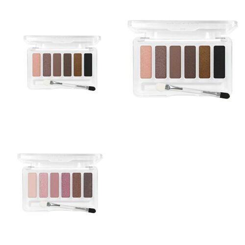 Natio Mineral Eyeshadow Palette Compact Size Duo Brush Sponge Various Shades