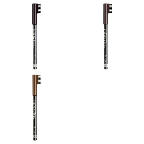 Rimmel Brow Pencil Non Sticky Formula Brush Applicator Natural Finish