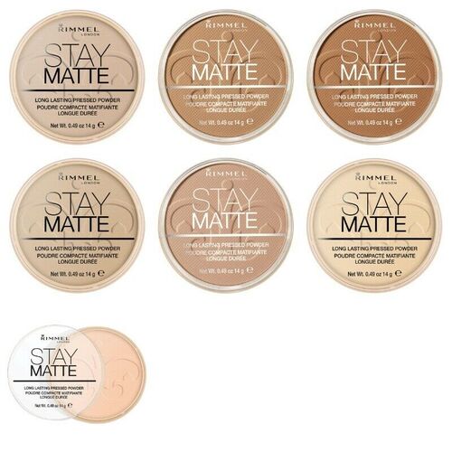 Rimmel Stay Matte Face Pressed Powder Various Shades 6 Hours Shine Control