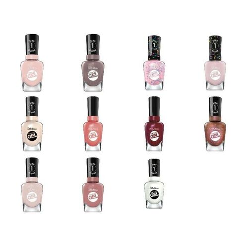 Sally Hansen Miracle Gel Nail Polish Various Colour Long Lasting Manicure