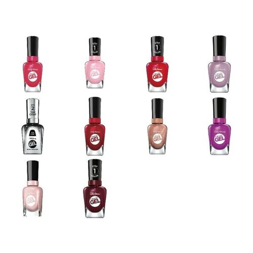 Sally Hansen Miracle Gel Nail Polish Various Colour Long Lasting Manicure