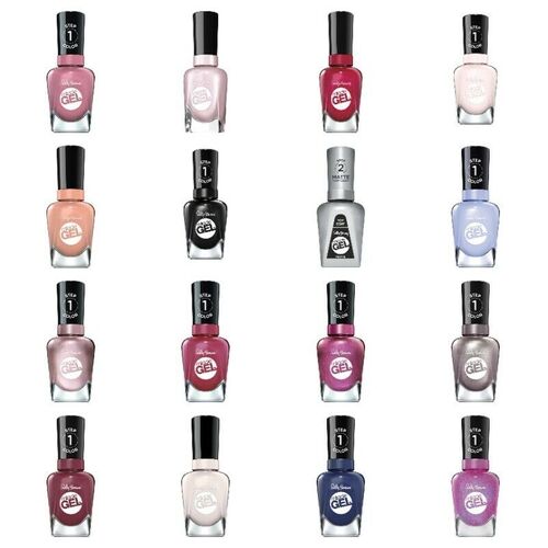 Sally Hansen Miracle Gel Nail Polish Various Colour Long Lasting Manicure