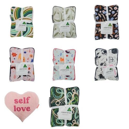 Annabel Trends Heat Pillow - Various Designs Silicon Bead Filling 40cm x 15cm