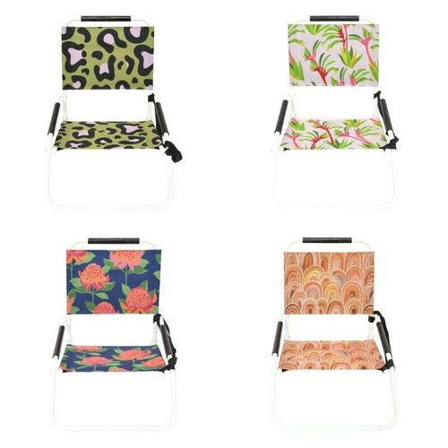Annabel Trends Beach Chair Various Designs Foldable Low Chair