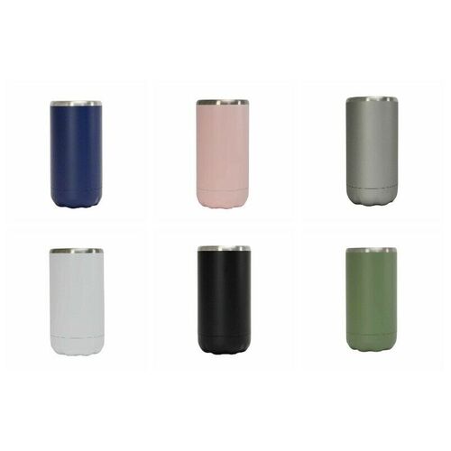 Annabel Trends Can Cooler Skinny Double Walled Stainless Steel Various Colours