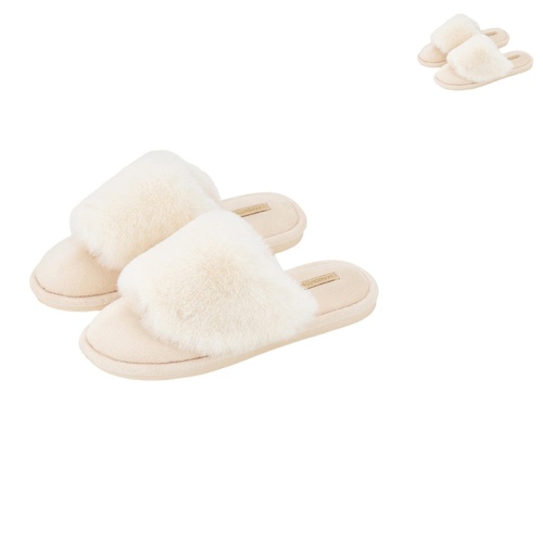 Annabel Trends Slippers - Cosy Luxe - Ivory