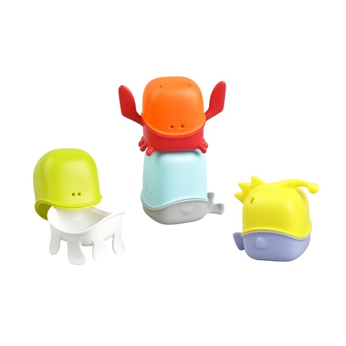 Boon Bath Toys CREATURES Multicolor Encourages hand-eye coordination