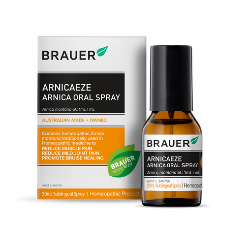 Brauer Arnicaeze Arnica Oral Spray 20ml Reduce Muscle and Joint Pain