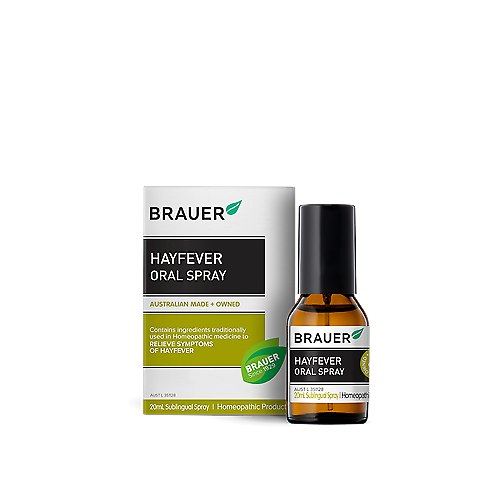 Brauer Hayfever Oral Spray 20ml Relieve Symptoms Of Hay Fever Seasonal Allergies