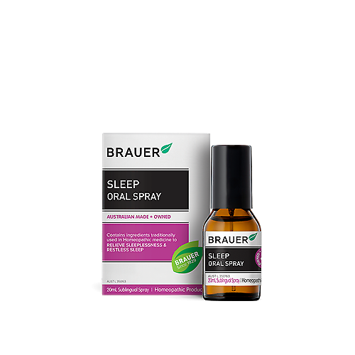 Brauer Sleep Oral Spray 20ml Relieve Sleeplessness and Restless Sleep