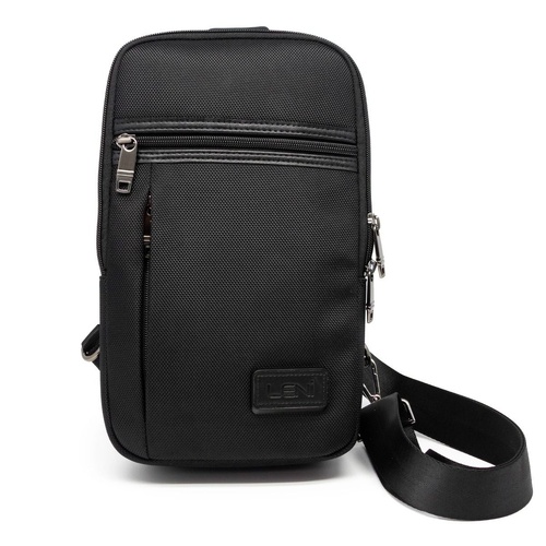 Leni Crossbody Bag - Black 18x7x30cm